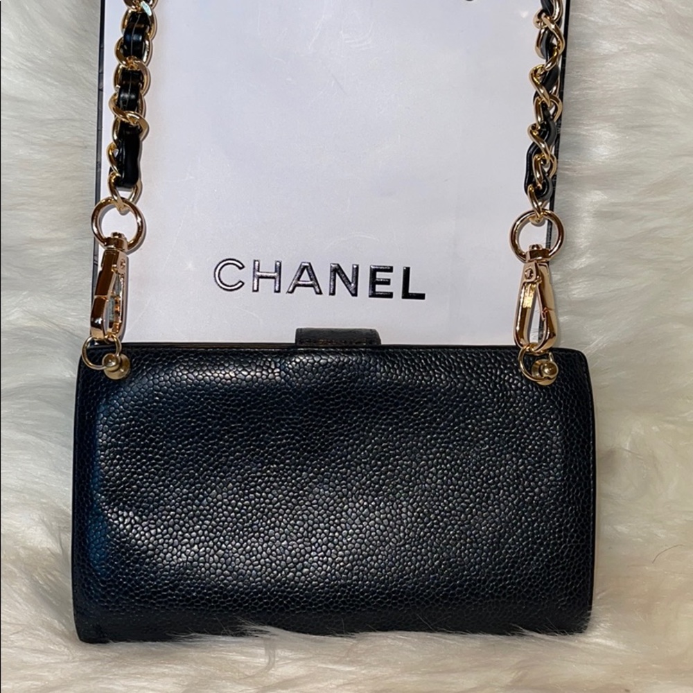 CHANEL Authentic CC Logo Cavier Bifold Wallet - Picture 3 of 16